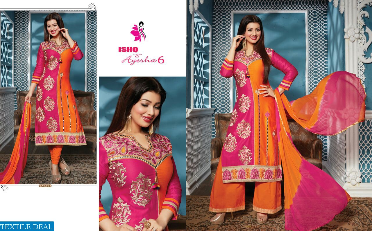 khwaish Ishq e ayesha-6 Wholesale pure cotton Embroidery Salwar kameez